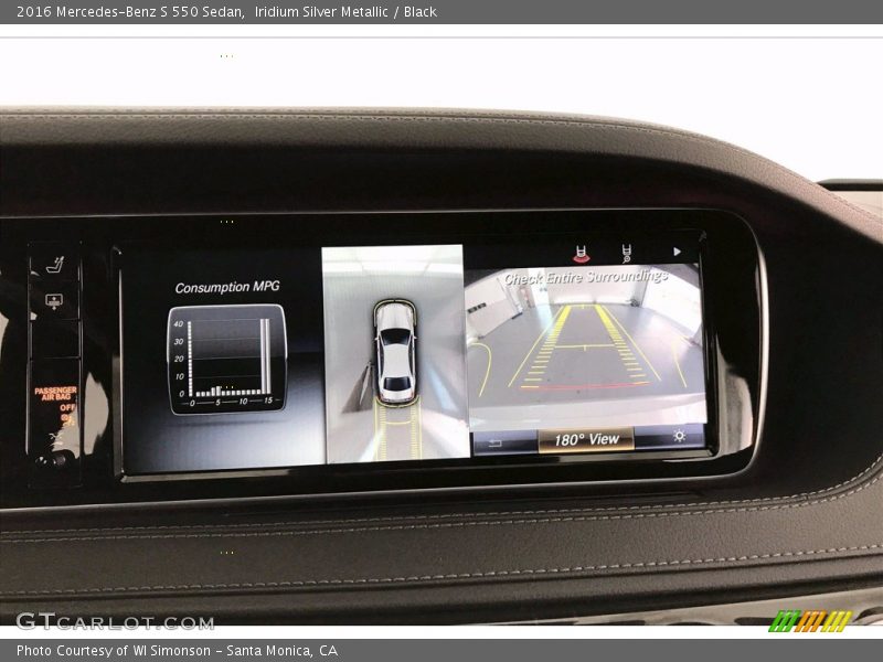 Iridium Silver Metallic / Black 2016 Mercedes-Benz S 550 Sedan