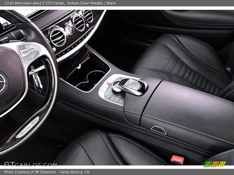 Iridium Silver Metallic / Black 2016 Mercedes-Benz S 550 Sedan