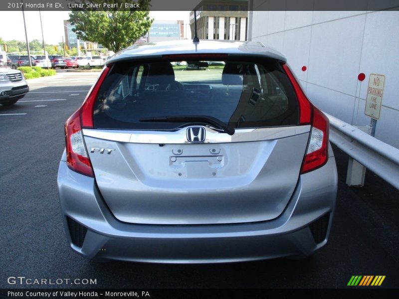 Lunar Silver Pearl / Black 2017 Honda Fit EX