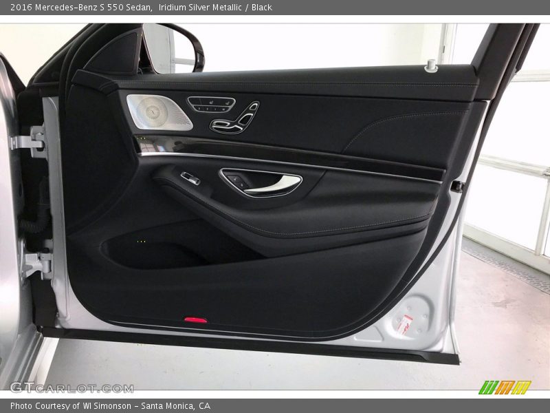Iridium Silver Metallic / Black 2016 Mercedes-Benz S 550 Sedan