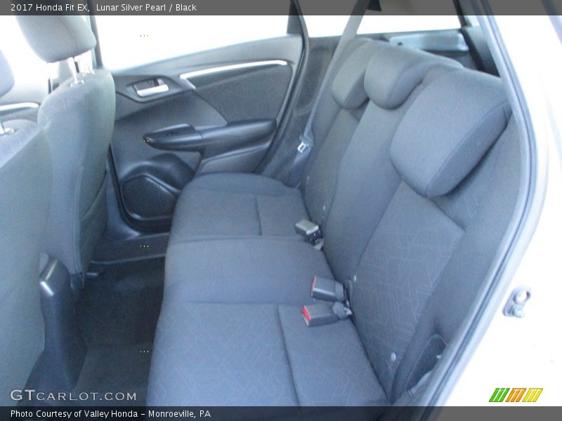 Lunar Silver Pearl / Black 2017 Honda Fit EX