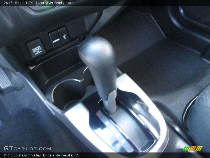 Lunar Silver Pearl / Black 2017 Honda Fit EX