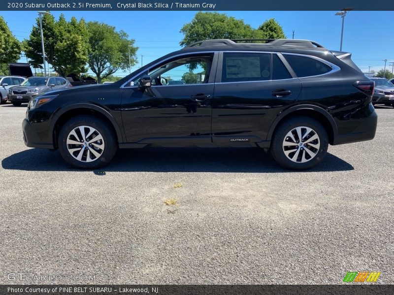 Crystal Black Silica / Titanium Gray 2020 Subaru Outback 2.5i Premium