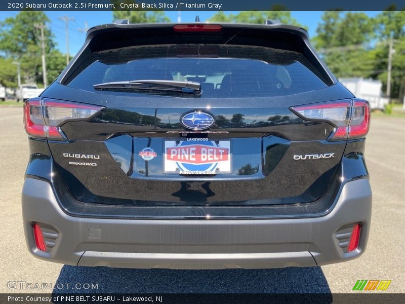 Crystal Black Silica / Titanium Gray 2020 Subaru Outback 2.5i Premium