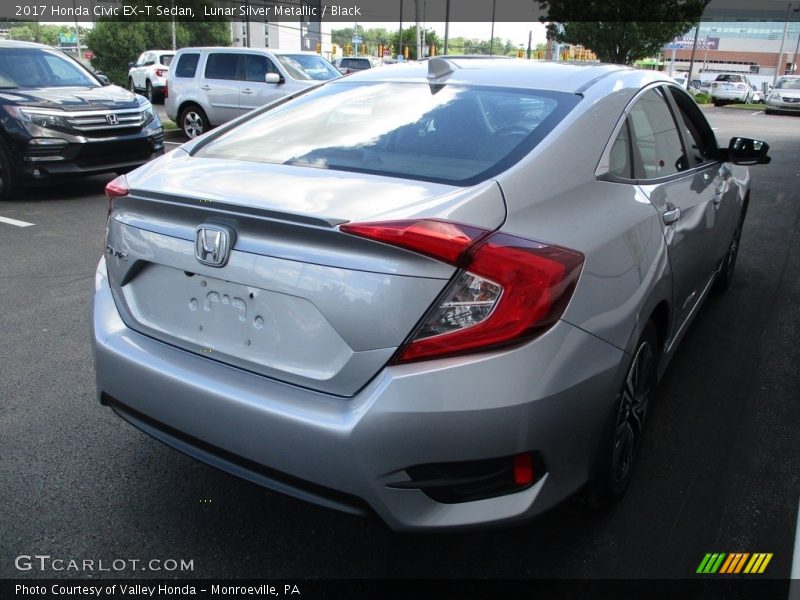 Lunar Silver Metallic / Black 2017 Honda Civic EX-T Sedan