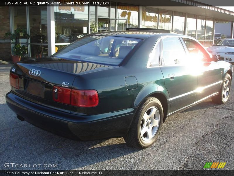 Emerald Green Pearl / Ecru 1997 Audi A8 4.2 quattro Sedan