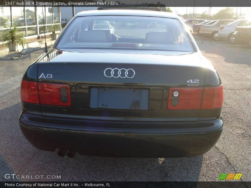Emerald Green Pearl / Ecru 1997 Audi A8 4.2 quattro Sedan