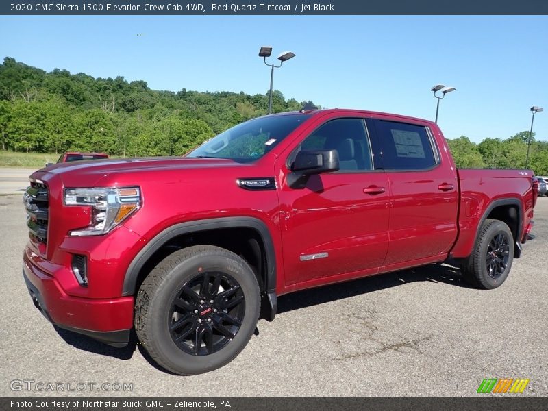 Front 3/4 View of 2020 Sierra 1500 Elevation Crew Cab 4WD