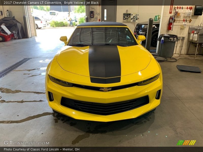 Bright Yellow / Jet Black 2017 Chevrolet Camaro LT Convertible
