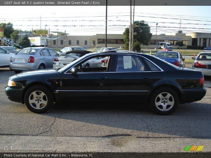 Emerald Green Pearl / Ecru 1997 Audi A8 4.2 quattro Sedan