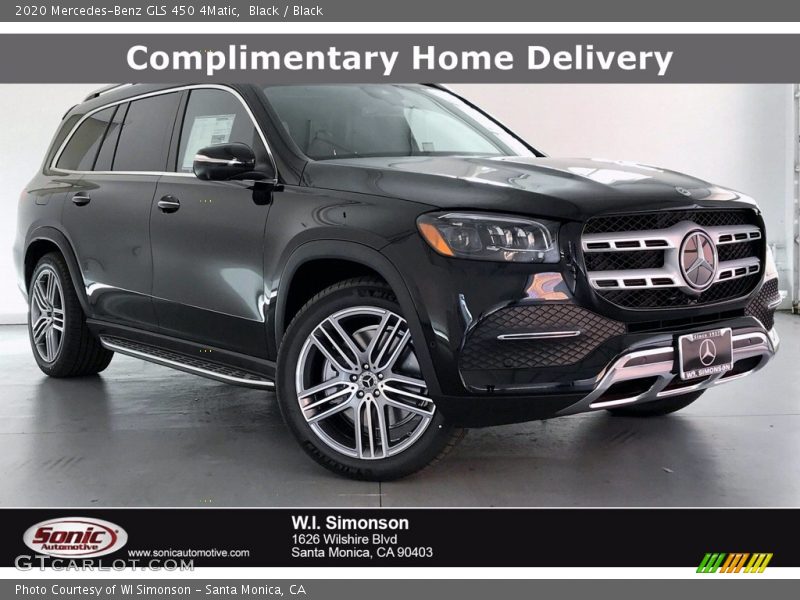 Black / Black 2020 Mercedes-Benz GLS 450 4Matic