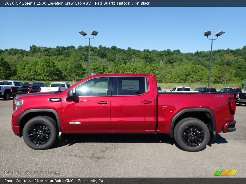  2020 Sierra 1500 Elevation Crew Cab 4WD Red Quartz Tintcoat