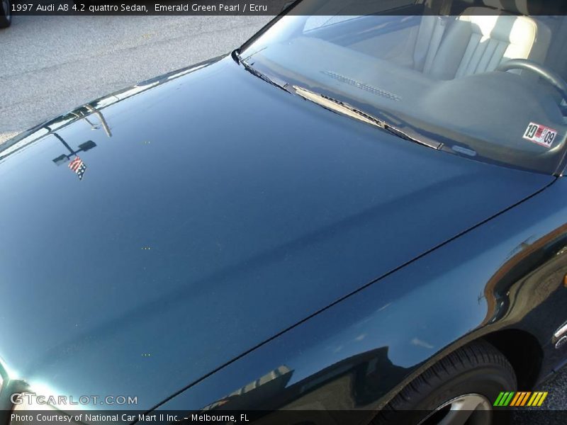 Emerald Green Pearl / Ecru 1997 Audi A8 4.2 quattro Sedan