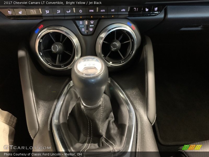  2017 Camaro LT Convertible 6 Speed Manual Shifter