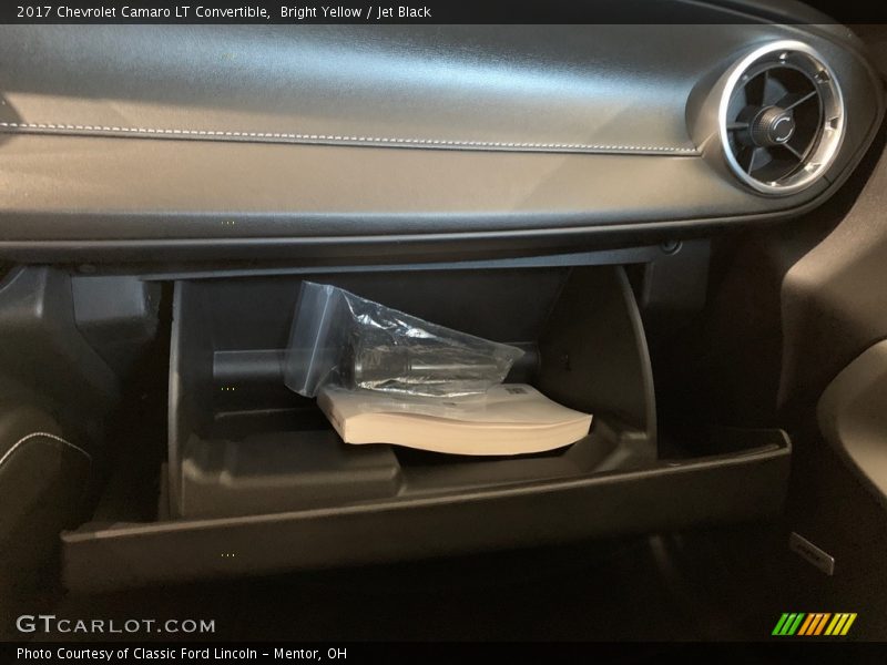 Bright Yellow / Jet Black 2017 Chevrolet Camaro LT Convertible