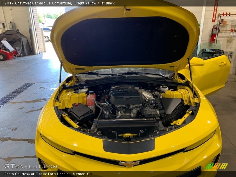 Bright Yellow / Jet Black 2017 Chevrolet Camaro LT Convertible