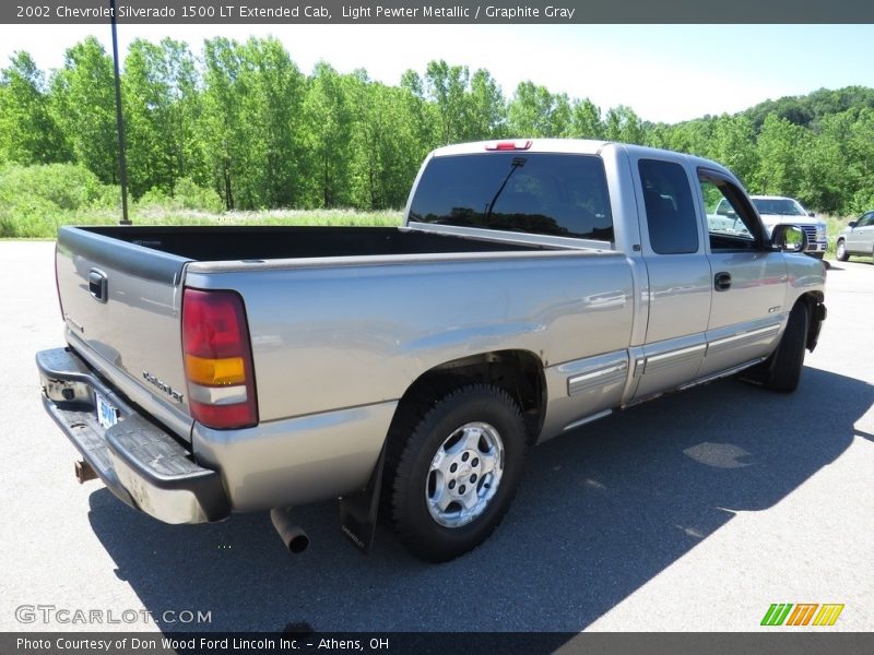 Light Pewter Metallic / Graphite Gray 2002 Chevrolet Silverado 1500 LT Extended Cab