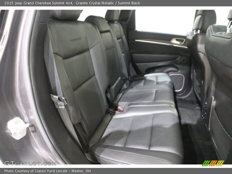 Granite Crystal Metallic / Summit Black 2015 Jeep Grand Cherokee Summit 4x4