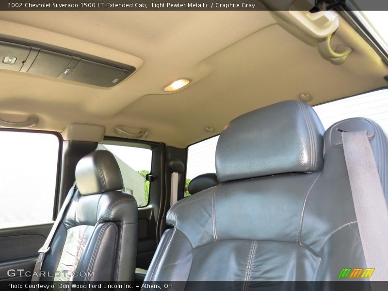 Light Pewter Metallic / Graphite Gray 2002 Chevrolet Silverado 1500 LT Extended Cab