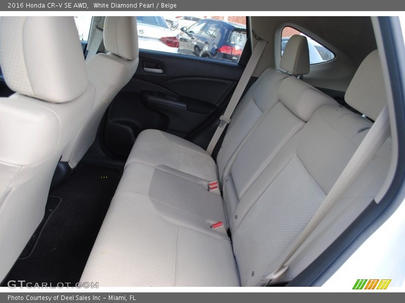 Rear Seat of 2016 CR-V SE AWD