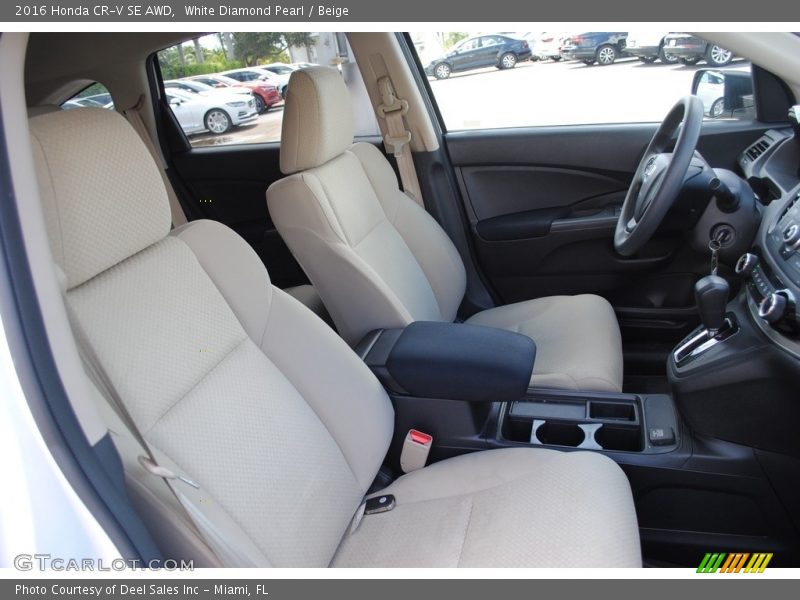 Front Seat of 2016 CR-V SE AWD