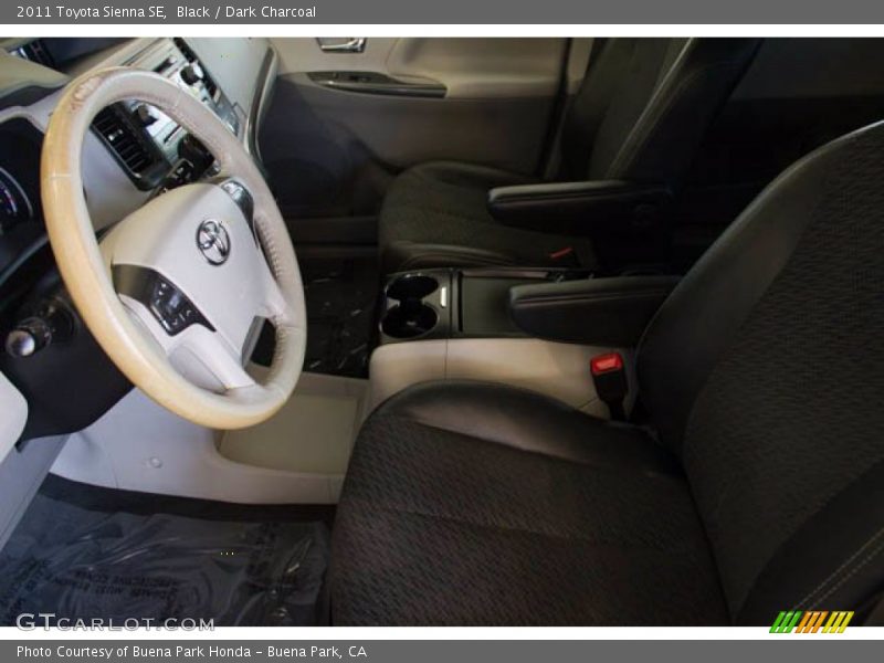 Black / Dark Charcoal 2011 Toyota Sienna SE