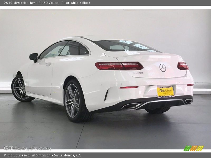 Polar White / Black 2019 Mercedes-Benz E 450 Coupe