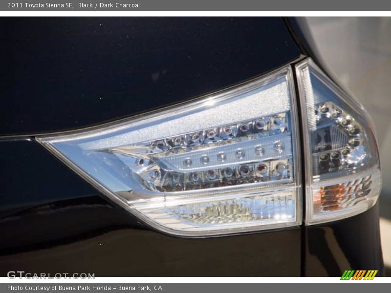 Black / Dark Charcoal 2011 Toyota Sienna SE