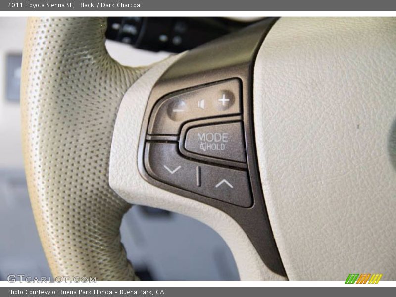 Black / Dark Charcoal 2011 Toyota Sienna SE