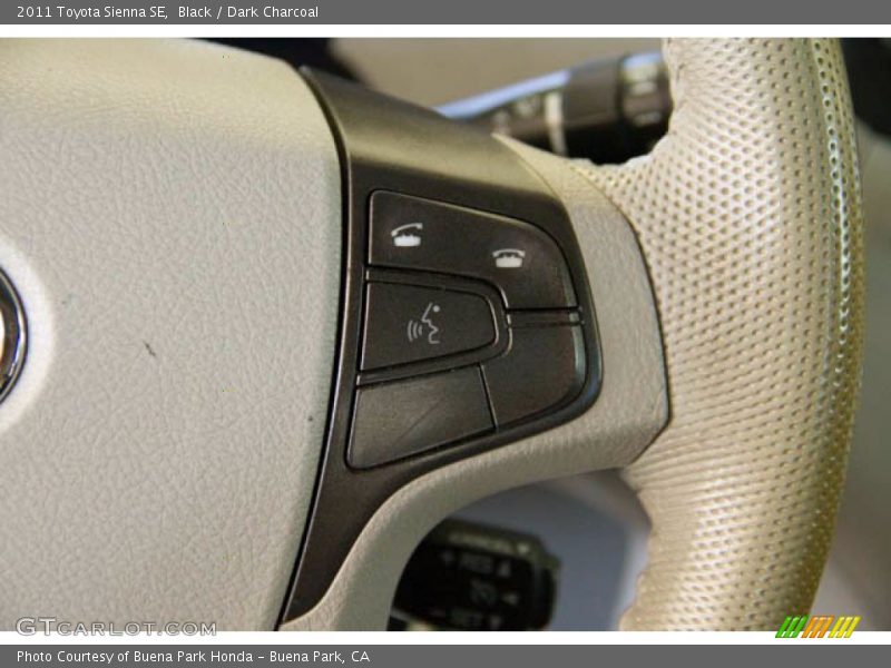 Black / Dark Charcoal 2011 Toyota Sienna SE
