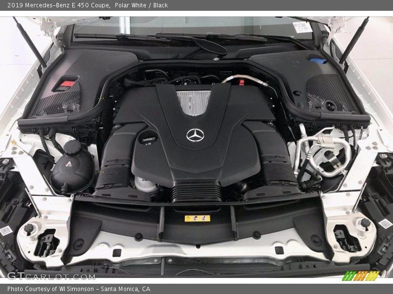 Polar White / Black 2019 Mercedes-Benz E 450 Coupe