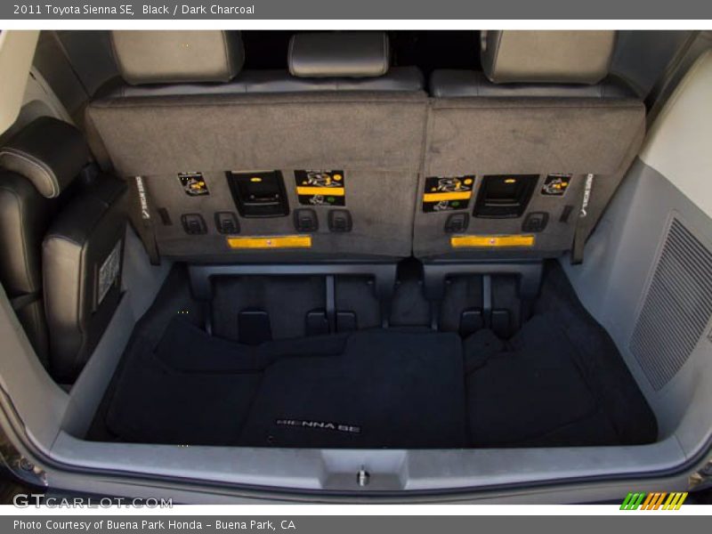 Black / Dark Charcoal 2011 Toyota Sienna SE