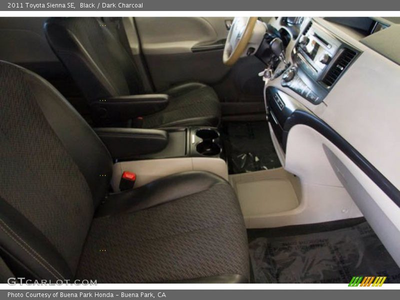 Black / Dark Charcoal 2011 Toyota Sienna SE