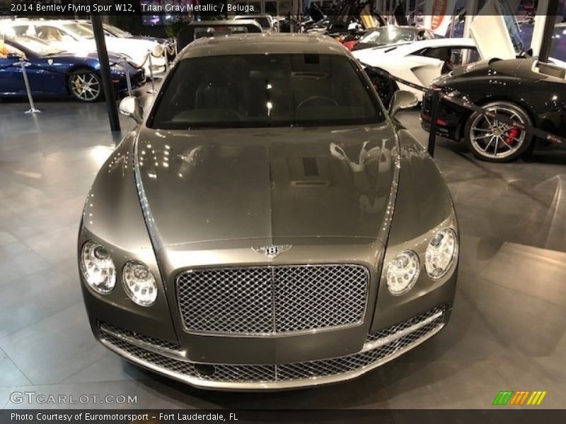 Titan Gray Metallic / Beluga 2014 Bentley Flying Spur W12