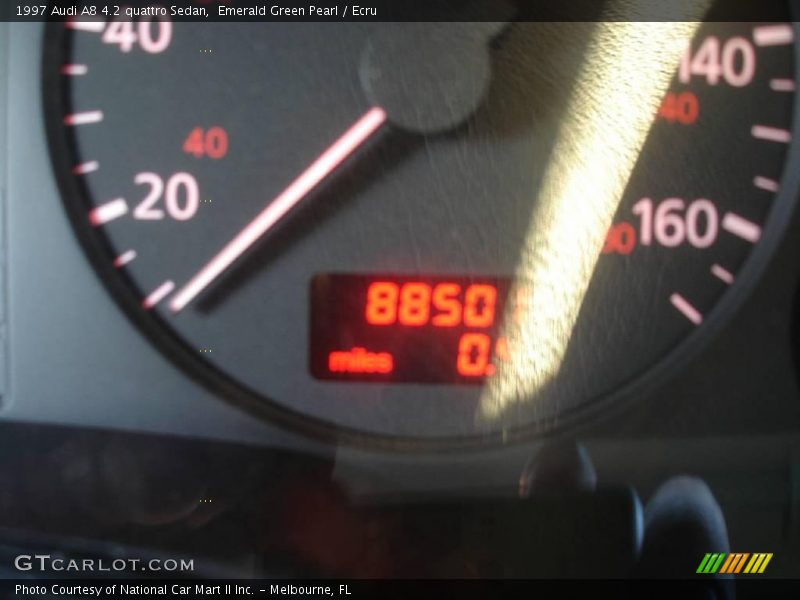 Emerald Green Pearl / Ecru 1997 Audi A8 4.2 quattro Sedan