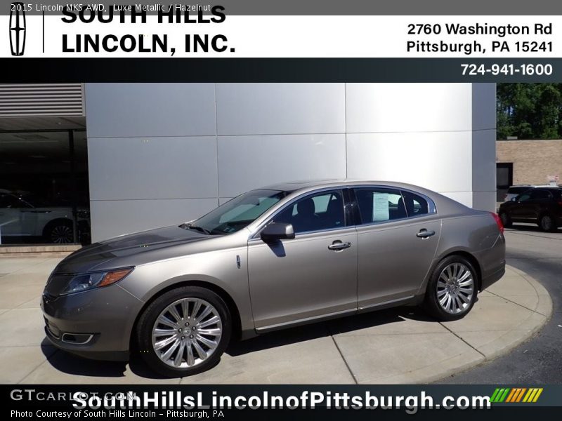 Luxe Metallic / Hazelnut 2015 Lincoln MKS AWD