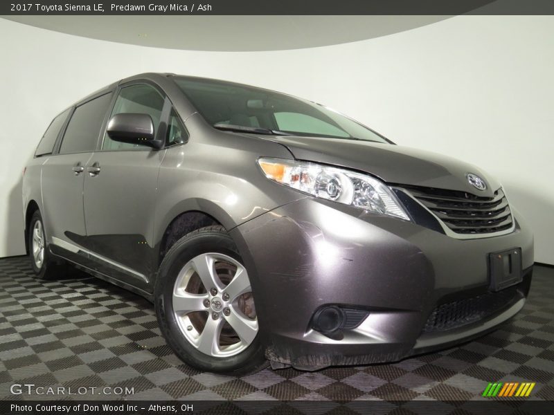 Predawn Gray Mica / Ash 2017 Toyota Sienna LE