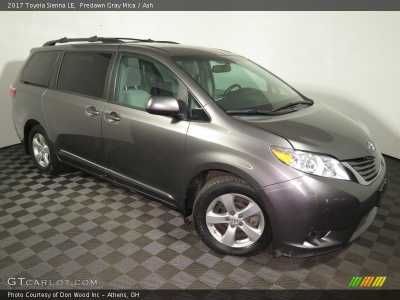 Predawn Gray Mica / Ash 2017 Toyota Sienna LE