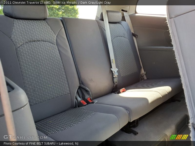 Silver Ice Metallic / Dark Gray/Light Gray 2011 Chevrolet Traverse LS AWD