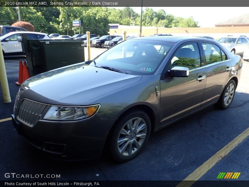 Sterling Gray Metallic / Dark Charcoal 2010 Lincoln MKZ AWD