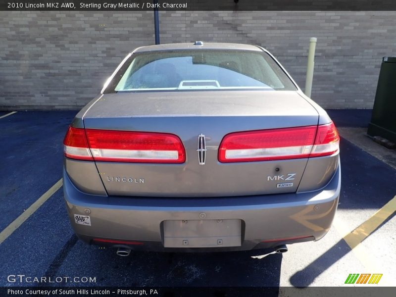 Sterling Gray Metallic / Dark Charcoal 2010 Lincoln MKZ AWD