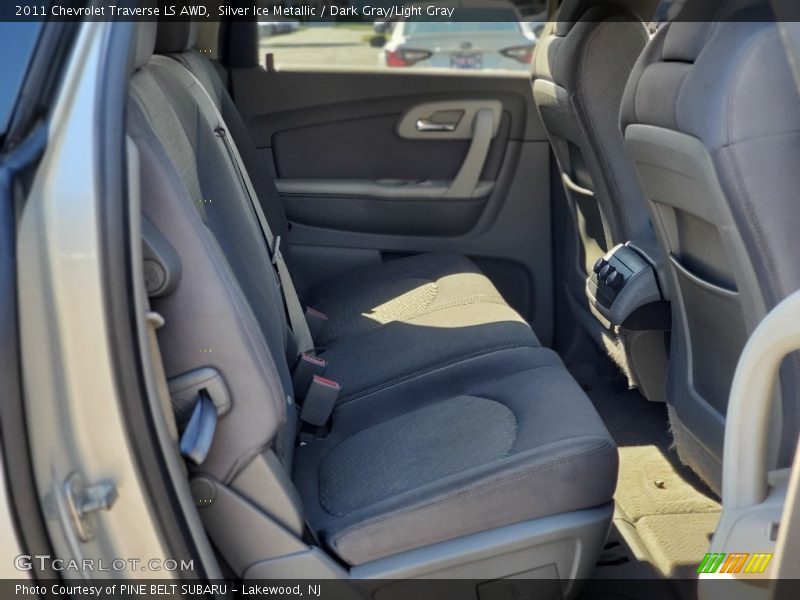 Silver Ice Metallic / Dark Gray/Light Gray 2011 Chevrolet Traverse LS AWD