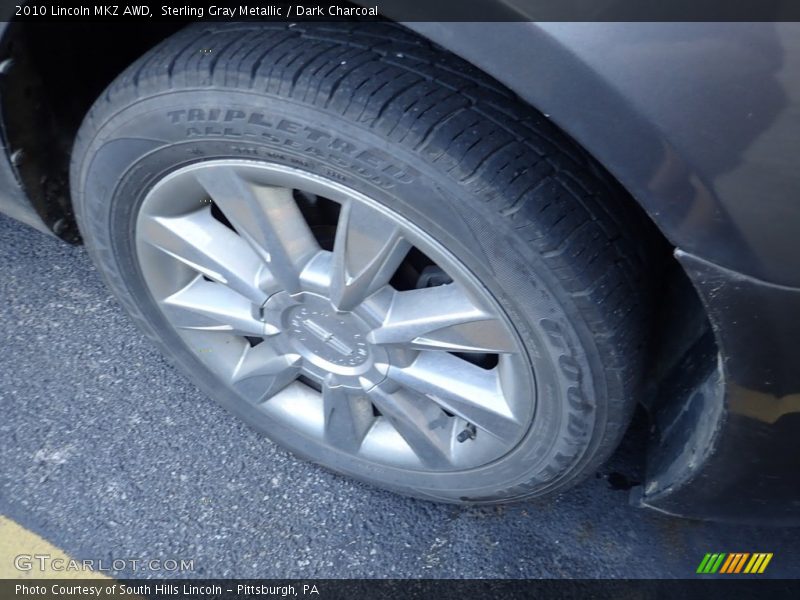 Sterling Gray Metallic / Dark Charcoal 2010 Lincoln MKZ AWD