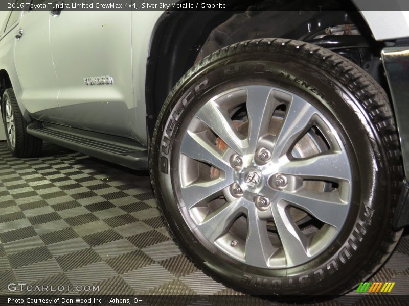 Silver Sky Metallic / Graphite 2016 Toyota Tundra Limited CrewMax 4x4