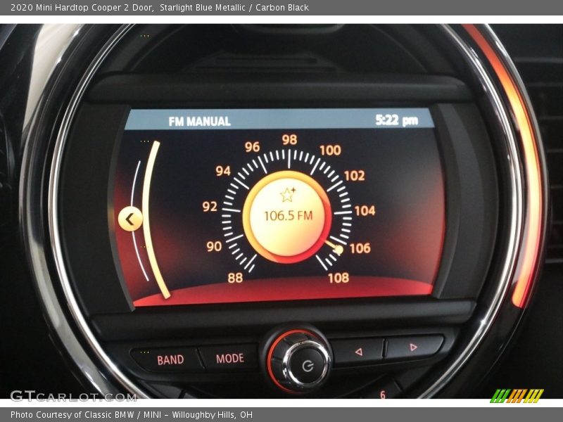 Starlight Blue Metallic / Carbon Black 2020 Mini Hardtop Cooper 2 Door