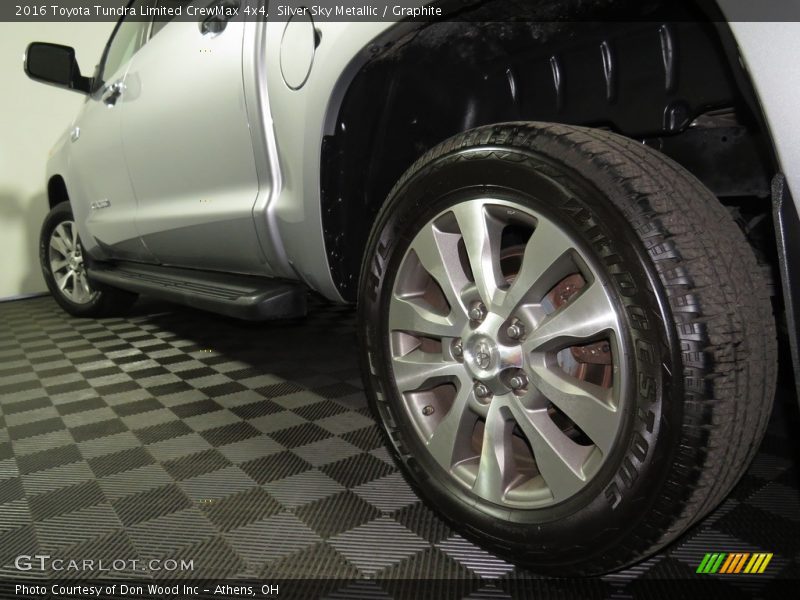 Silver Sky Metallic / Graphite 2016 Toyota Tundra Limited CrewMax 4x4