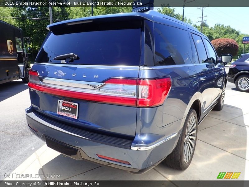 Blue Diamond Metallic / Medium Slate 2018 Lincoln Navigator Reserve 4x4