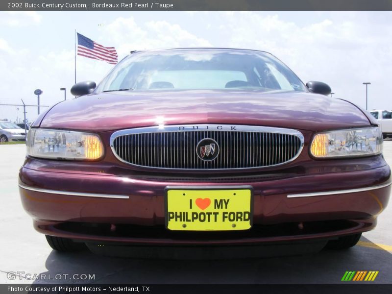 Bordeaux Red Pearl / Taupe 2002 Buick Century Custom