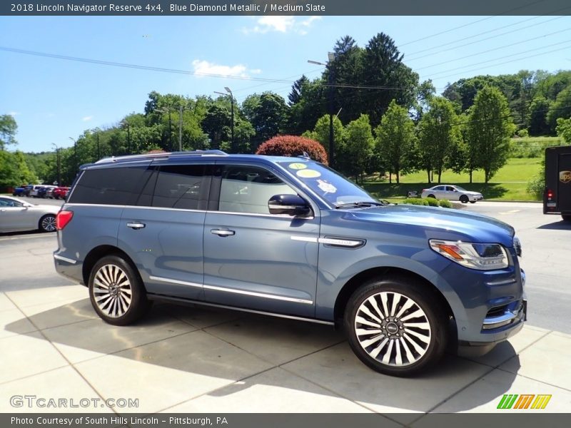 Blue Diamond Metallic / Medium Slate 2018 Lincoln Navigator Reserve 4x4