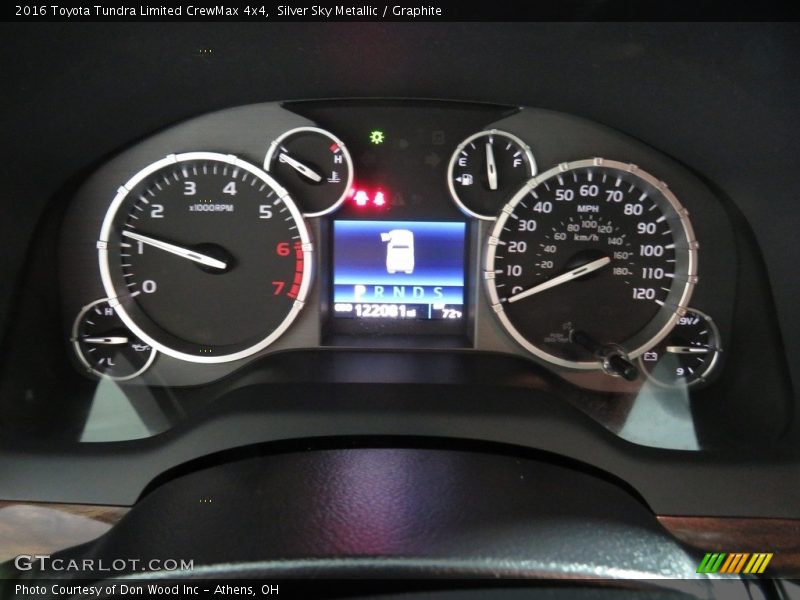 Silver Sky Metallic / Graphite 2016 Toyota Tundra Limited CrewMax 4x4